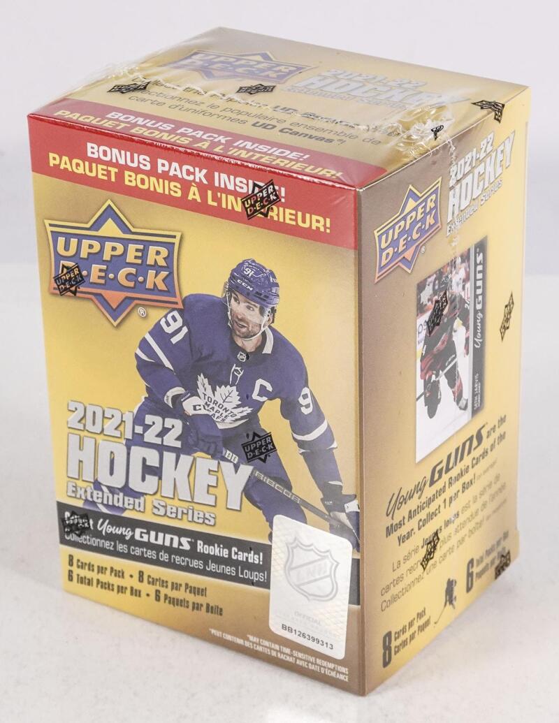 2021-22 Upper Deck Extended Series Hockey 6-Pack Blaster Box Image 2