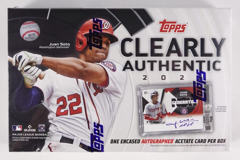 2022 Topps Clearly Authentic Baseball Hobby Box Image 1