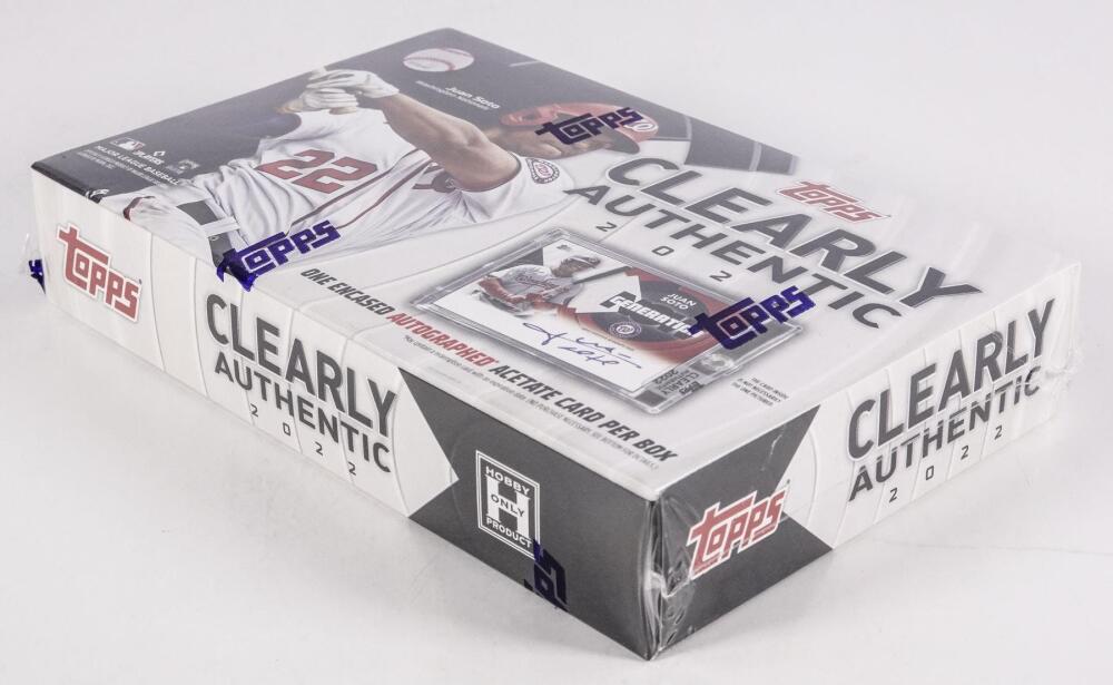 2022 Topps Clearly Authentic Baseball Hobby Box Image 2