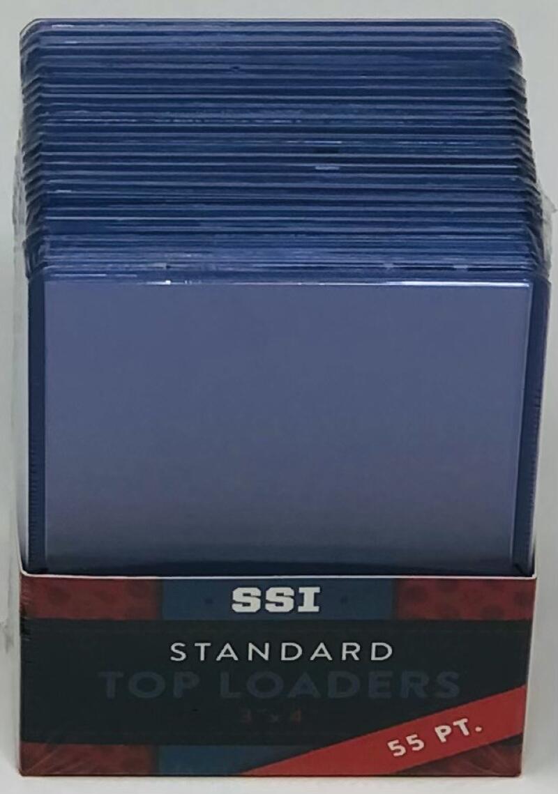SSI (50) Sports Card 55PT Thick Top Loader 2 Packs of 25 Superior Sports Image 3