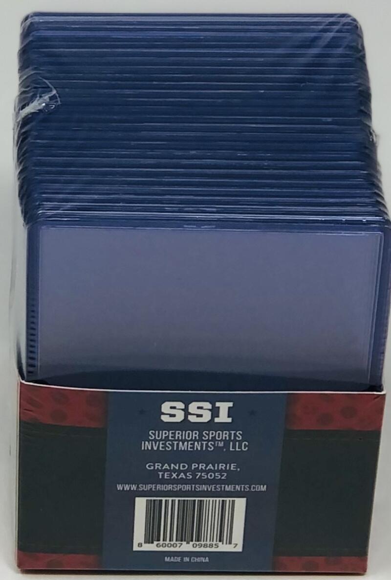 SSI (50) Sports Card 75PT Thick Top Loader 2 Packs of 25 Superior Sports Image 3