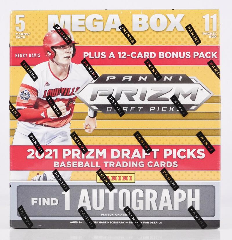 2021 Panini Prizm Draft Picks Baseball Mega Box (Walmart) Image 1