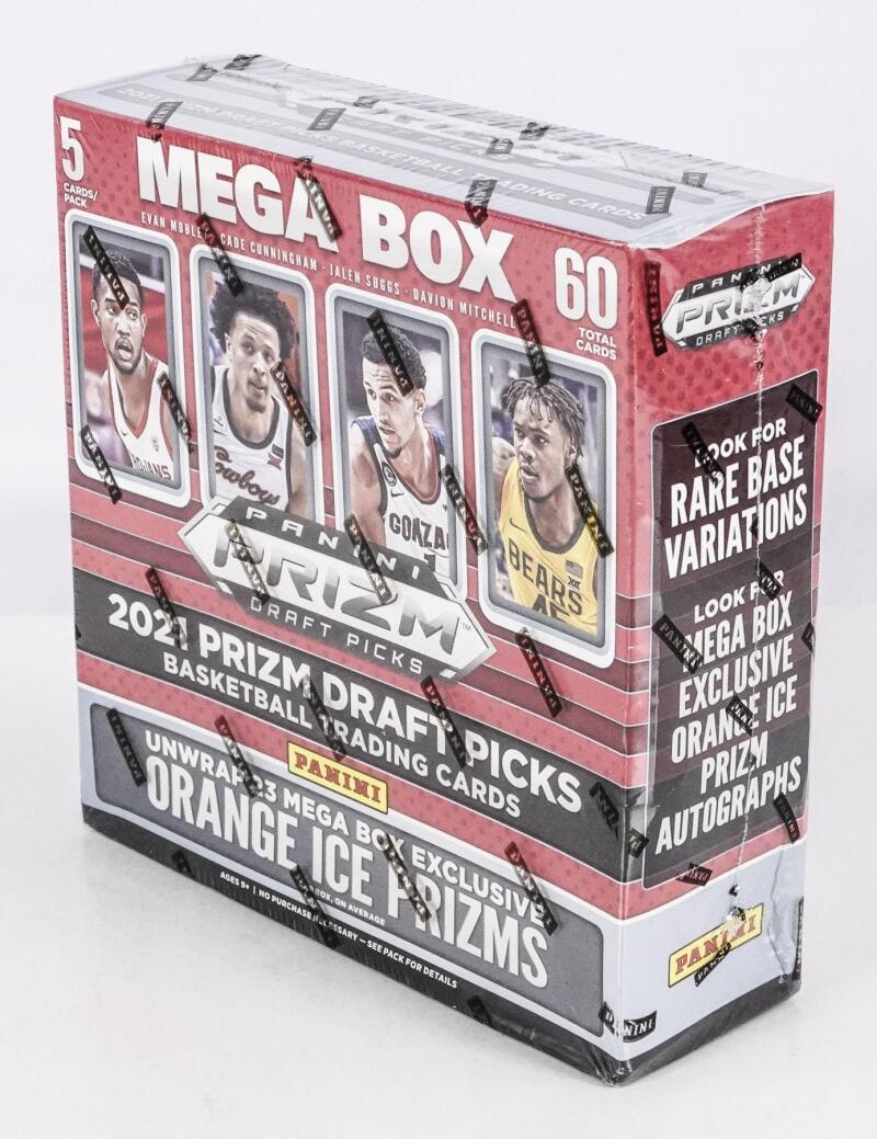 2021-22 Panini Prizm Draft Picks Basketball Mega Box (Orange Ice Prizms!) Image 2