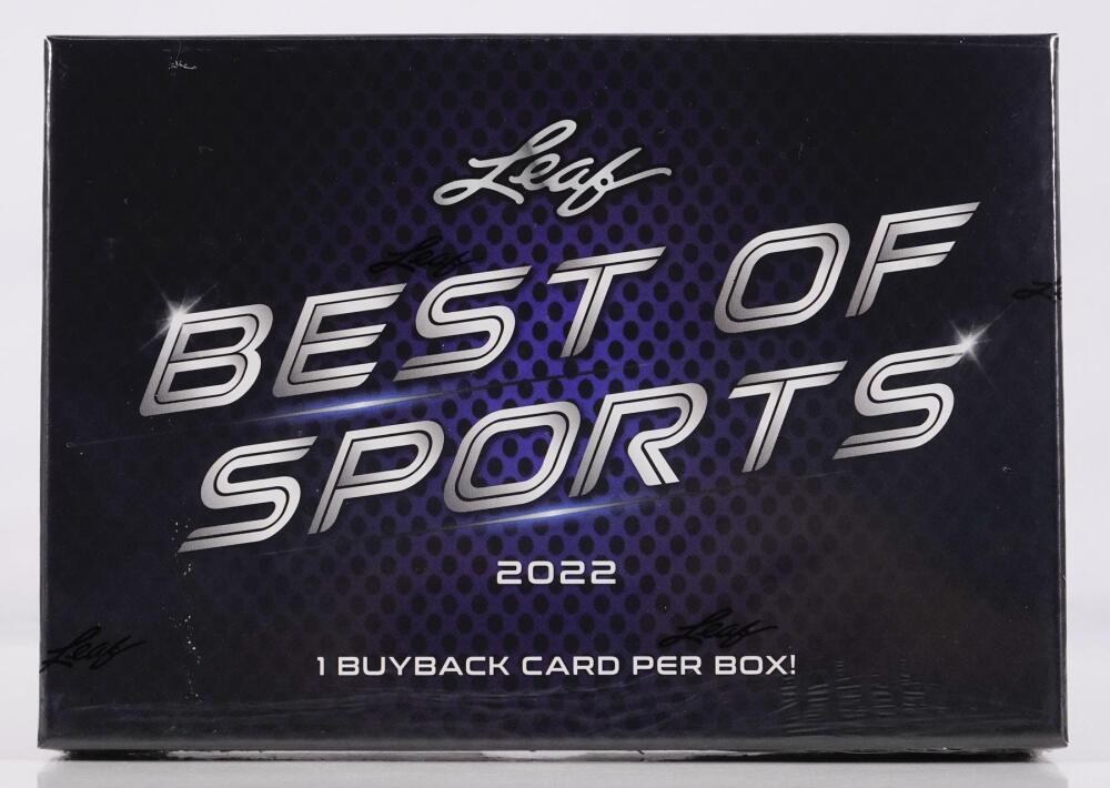 2022 Leaf Best Of Sports Hobby Box Image 1