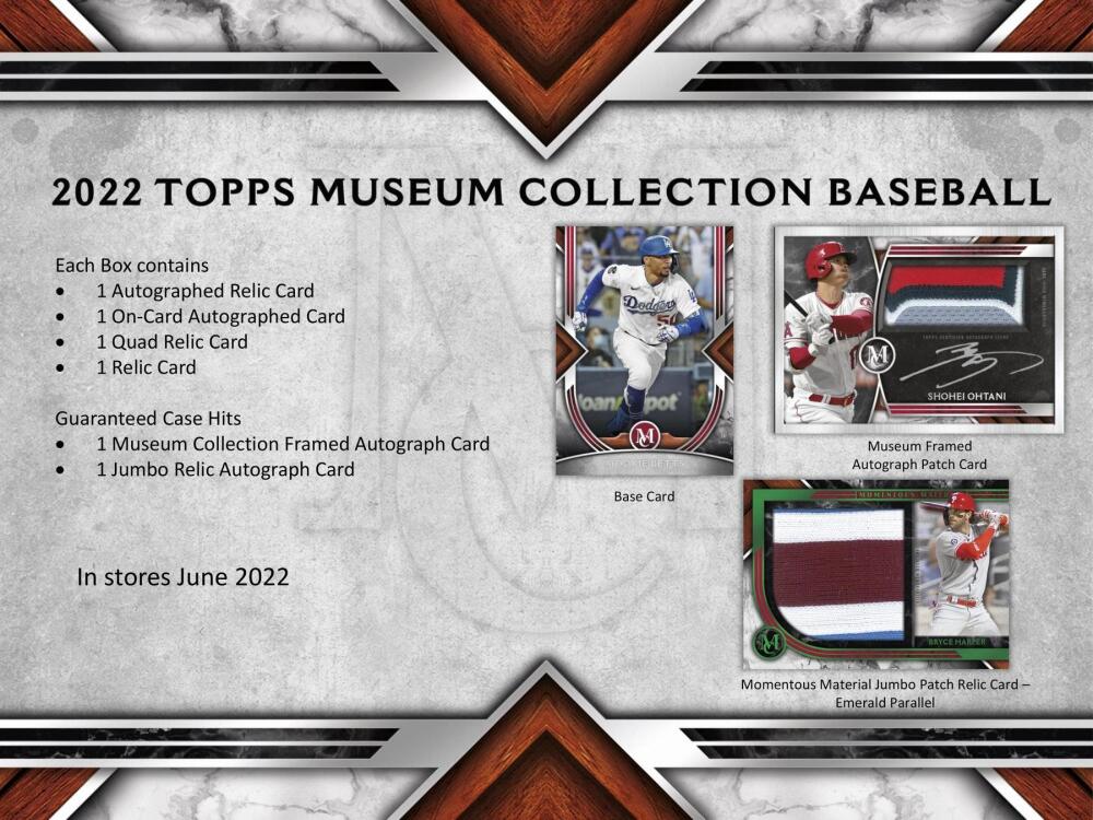 2022 Topps Museum Collection Baseball Hobby Box Image 4