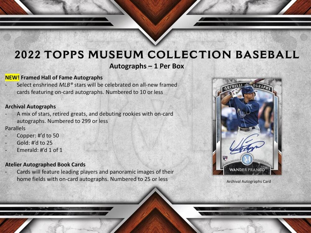 2022 Topps Museum Collection Baseball Hobby Box Image 5