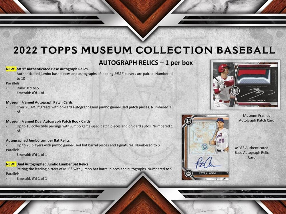 2022 Topps Museum Collection Baseball Hobby Box Image 7