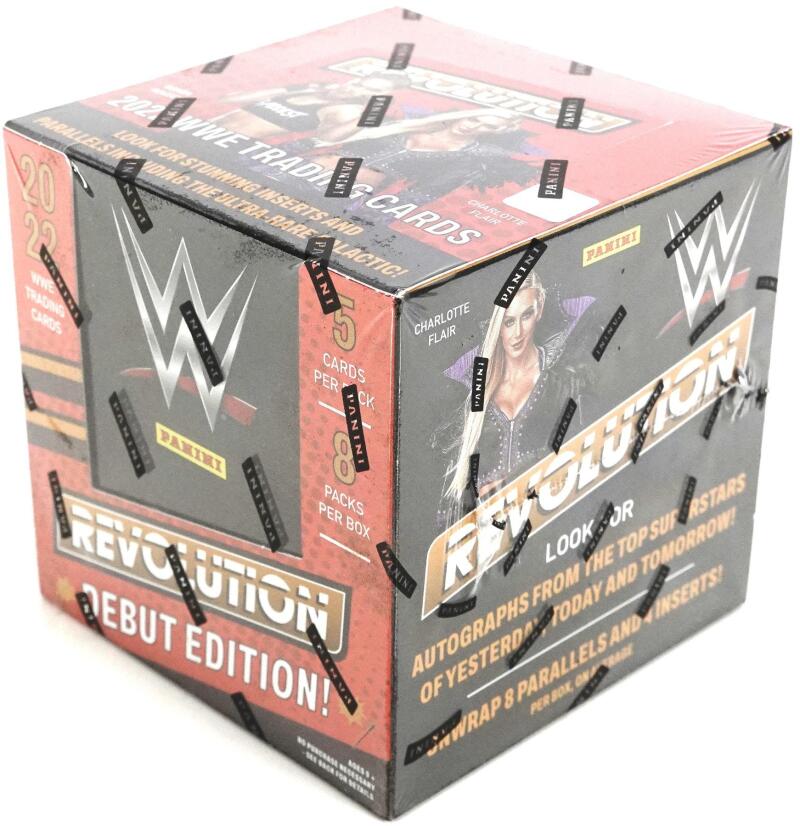 2022 Panini Revolution WWE Wrestling Hobby 16-Box Case Image 4