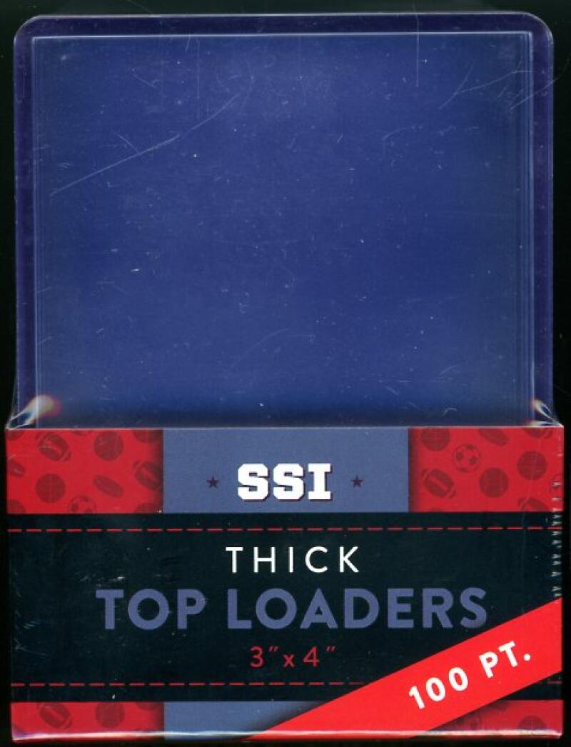 SSI (1000) Sports Card 100PT Thick Top Loader 40 Packs of 25 Superior Sports Image 2