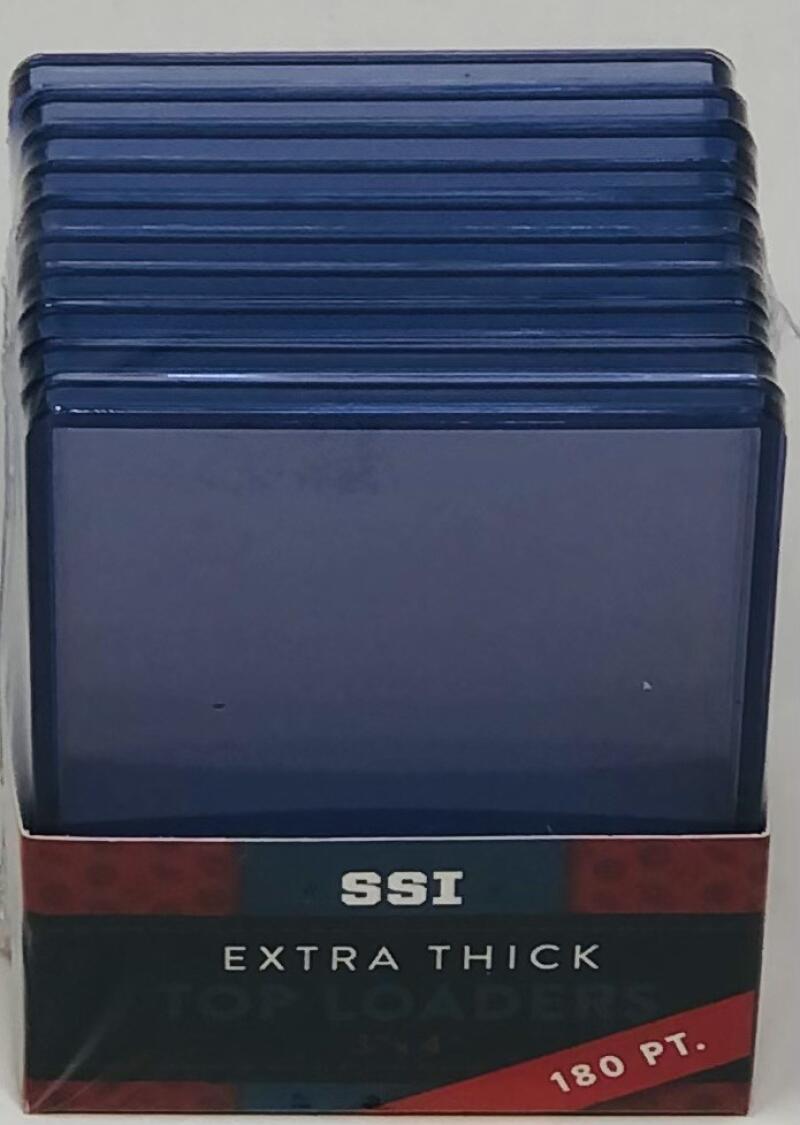 SSI (400) Sports Card 180PT Thick Top Loader 40 Packs of 10 Superior Sports Image 3