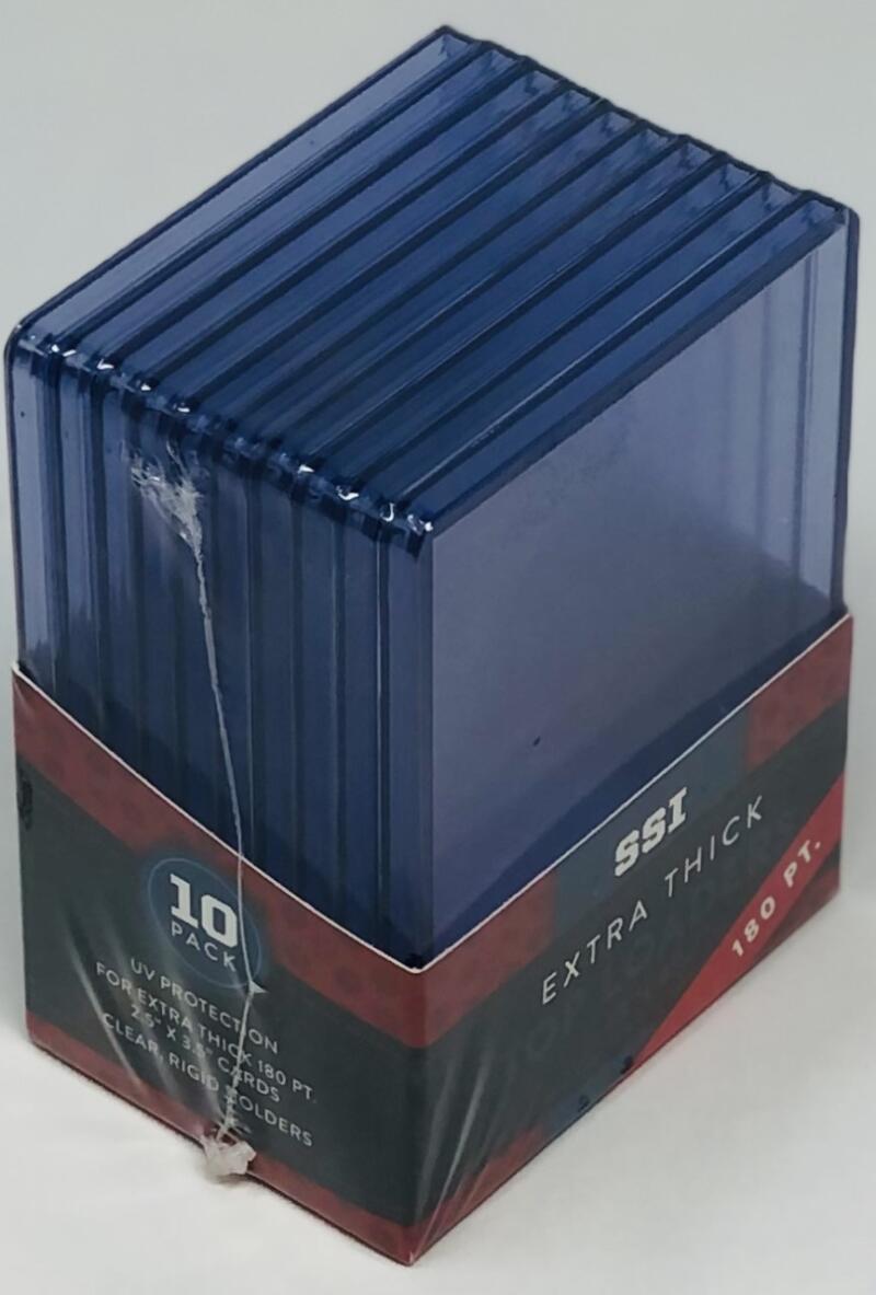 SSI (400) Sports Card 180PT Thick Top Loader 40 Packs of 10 Superior Sports Image 4