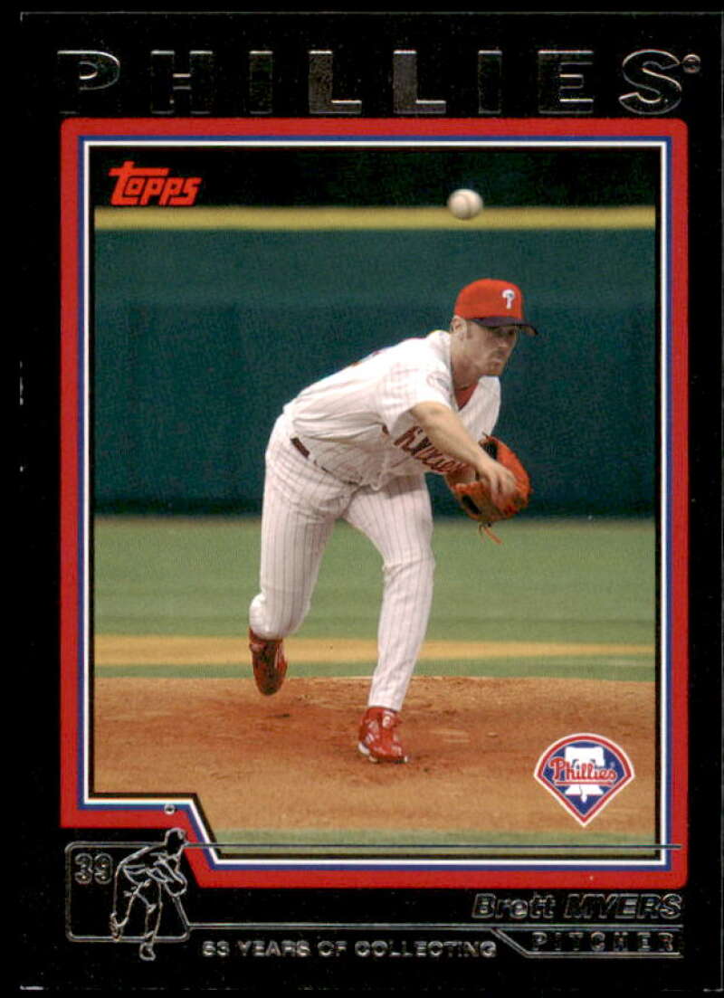 Brett Myers Card 2004 Topps Black #551 Image 1