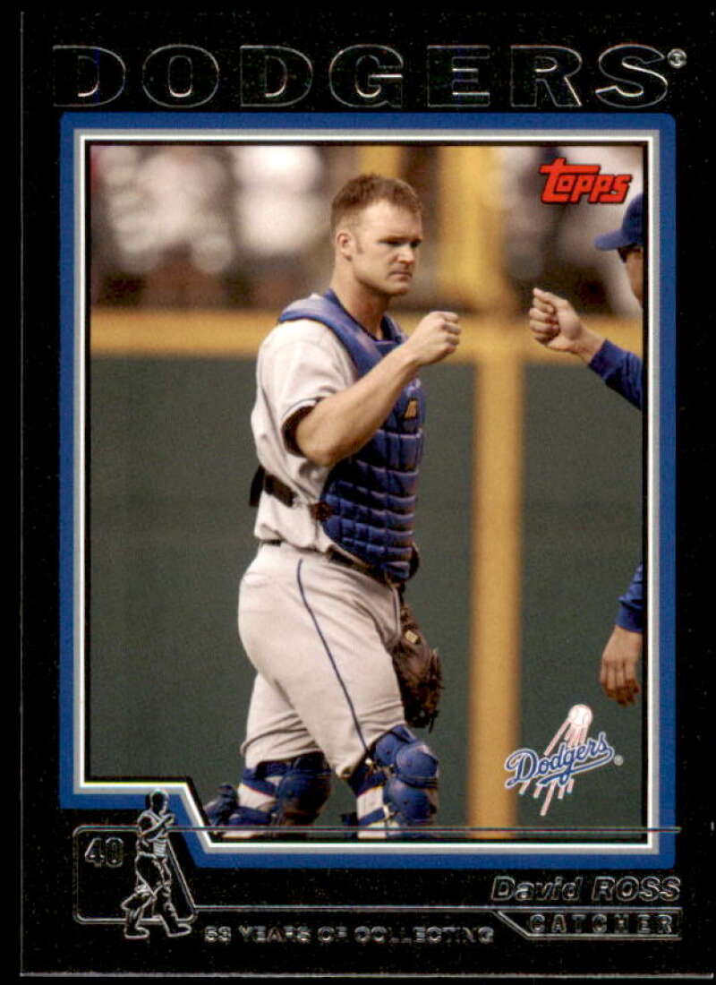 David Ross Card 2004 Topps Black #555 Image 1