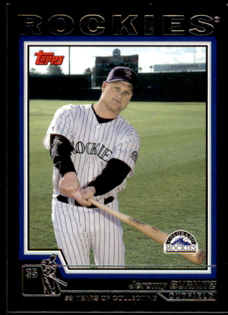 Jeromy Burnitz Card 2004 Topps Black #574 Image 1