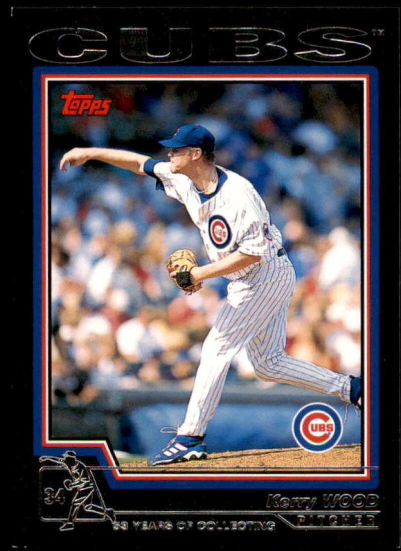 Kerry Wood Card 2004 Topps Black #590 Image 1