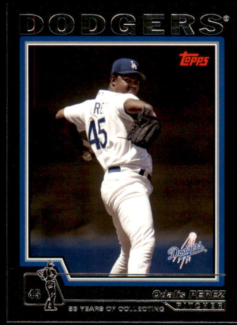 Odalis Perez Card 2004 Topps Black #595 Image 1