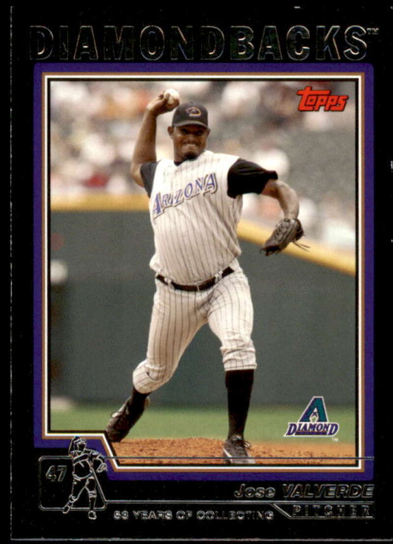 Jose Valverde Card 2004 Topps Black #606 Image 1