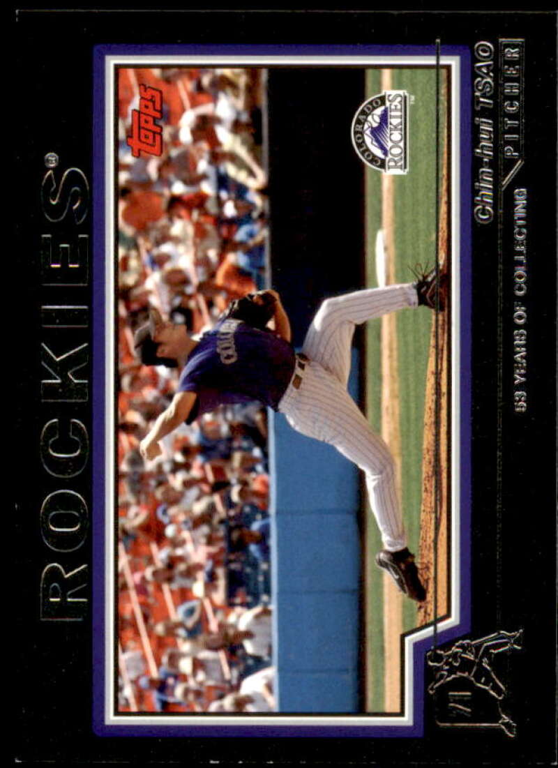 Chin-Hui Tsao Card 2004 Topps Black #611 Image 1