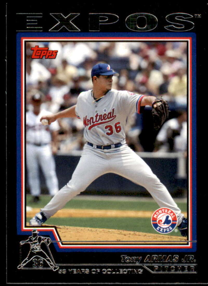 Tony Armas Jr. Card 2004 Topps Black #615 Image 1