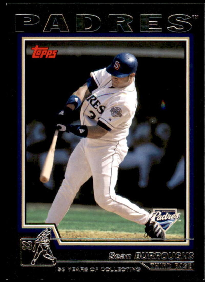 Sean Burroughs Card 2004 Topps Black #619 Image 1