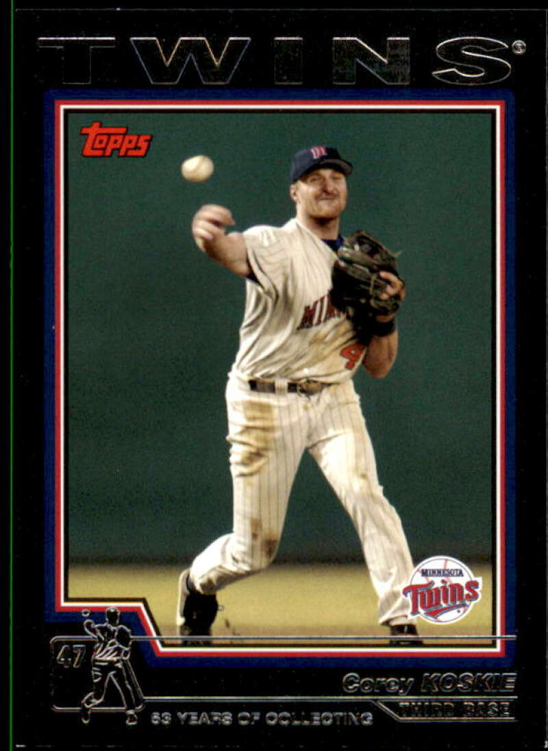 Corey Koskie Card 2004 Topps Black #628 Image 1