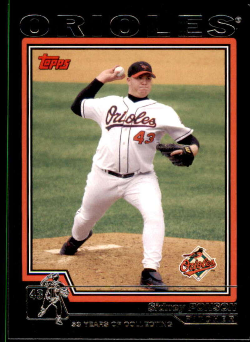 Sidney Ponson Card 2004 Topps Black #631 Image 1