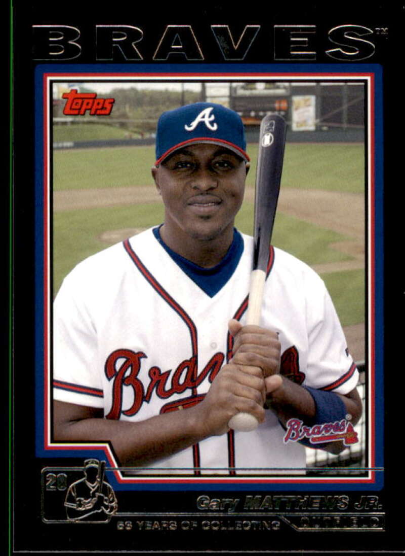 Gary Matthews Jr. Card 2004 Topps Black #632 Image 1