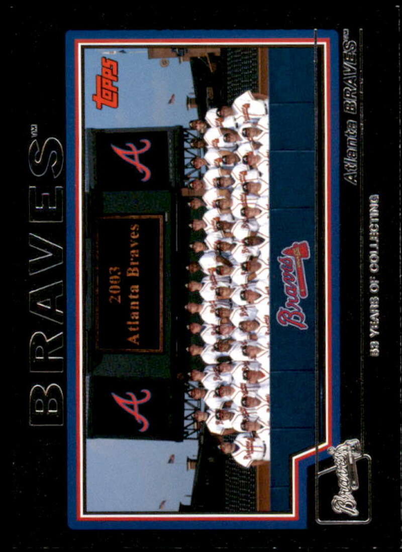 Atlanta Braves Card 2004 Topps Black #640 Image 1