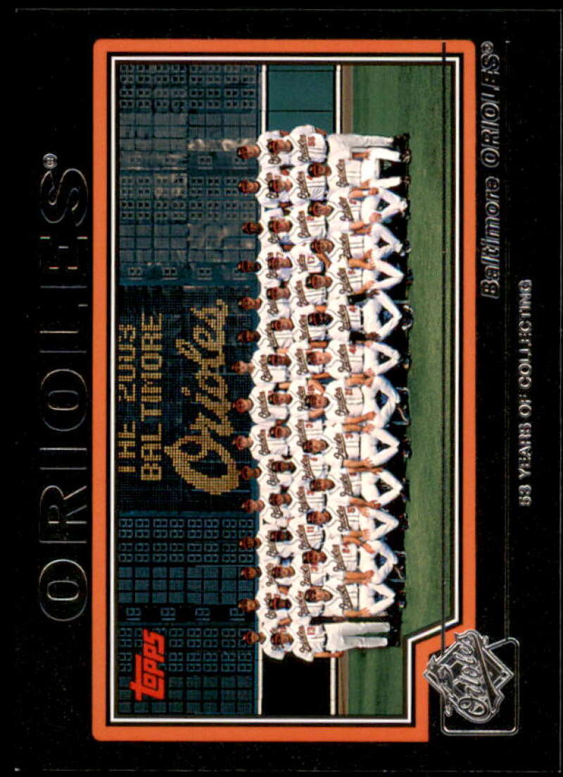 Baltimore Orioles Card 2004 Topps Black #641 Image 1