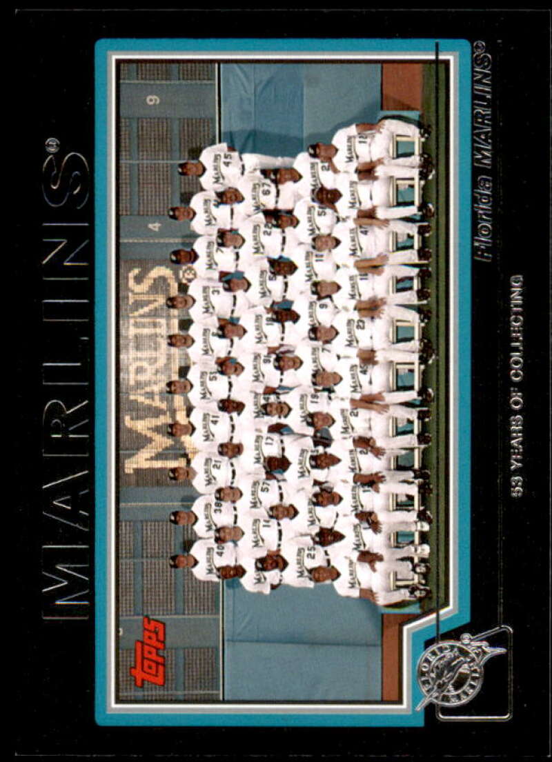 Florida Marlins Card 2004 Topps Black #649 Image 1