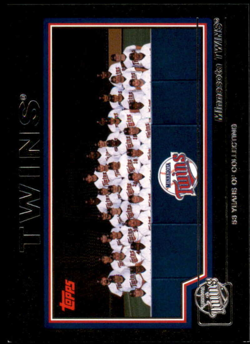 Minnesota Twins Card 2004 Topps Black #654 Image 1