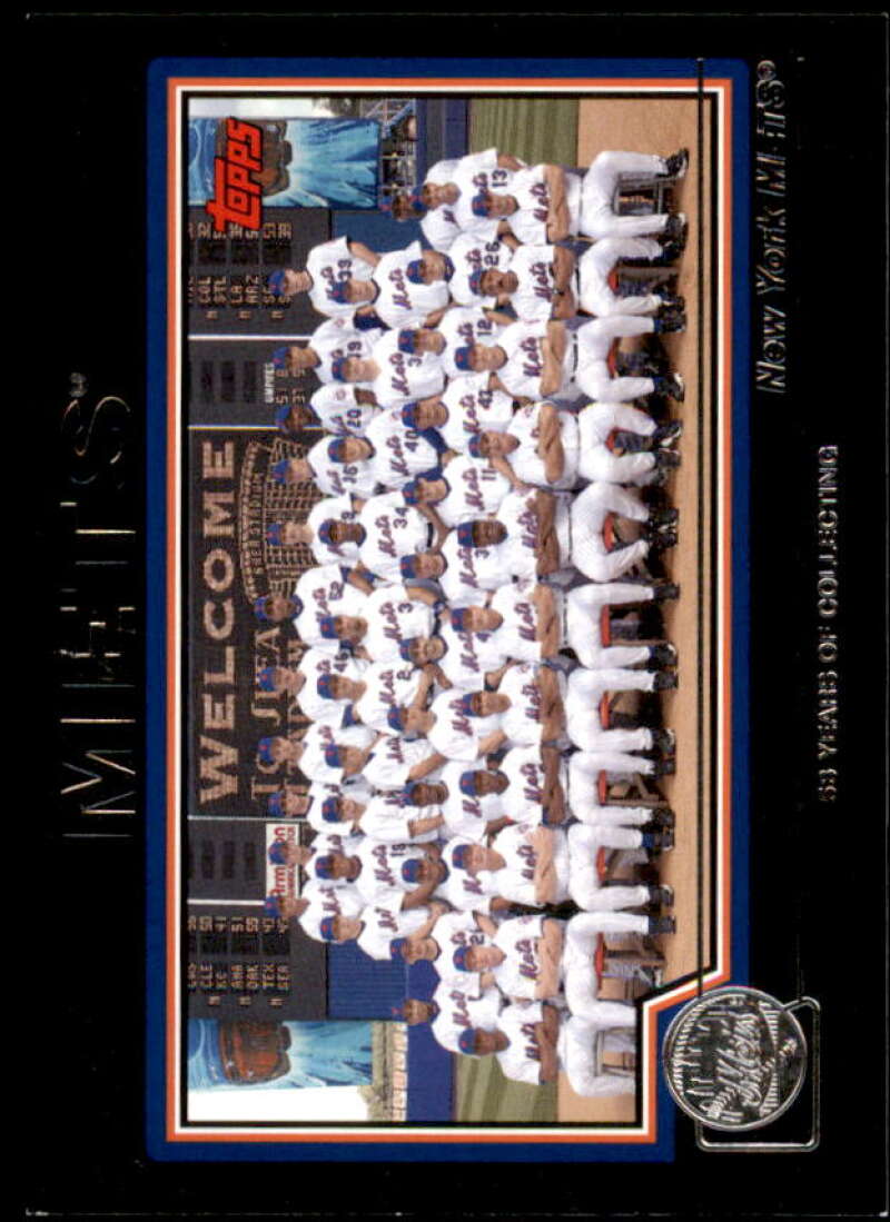 New York Mets Card 2004 Topps Black #656 Image 1