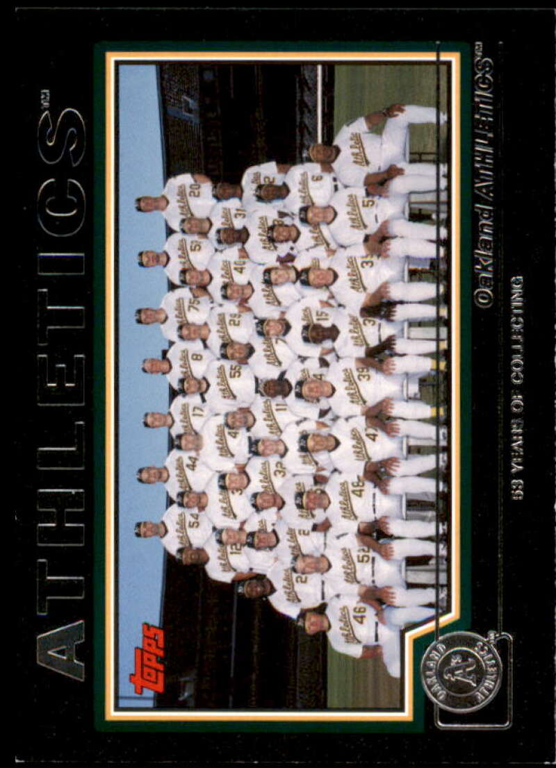 Oakland Athletics Card 2004 Topps Black #658 Image 1