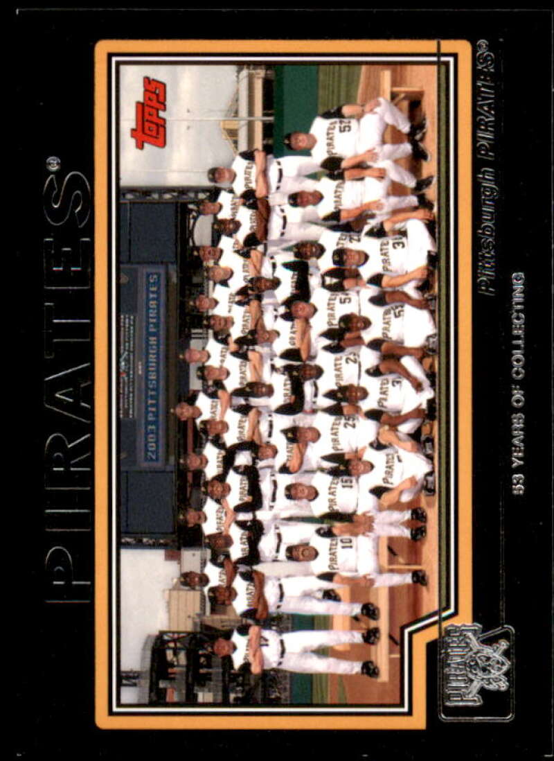 Pittsburgh Pirates Card 2004 Topps Black #660 Image 1