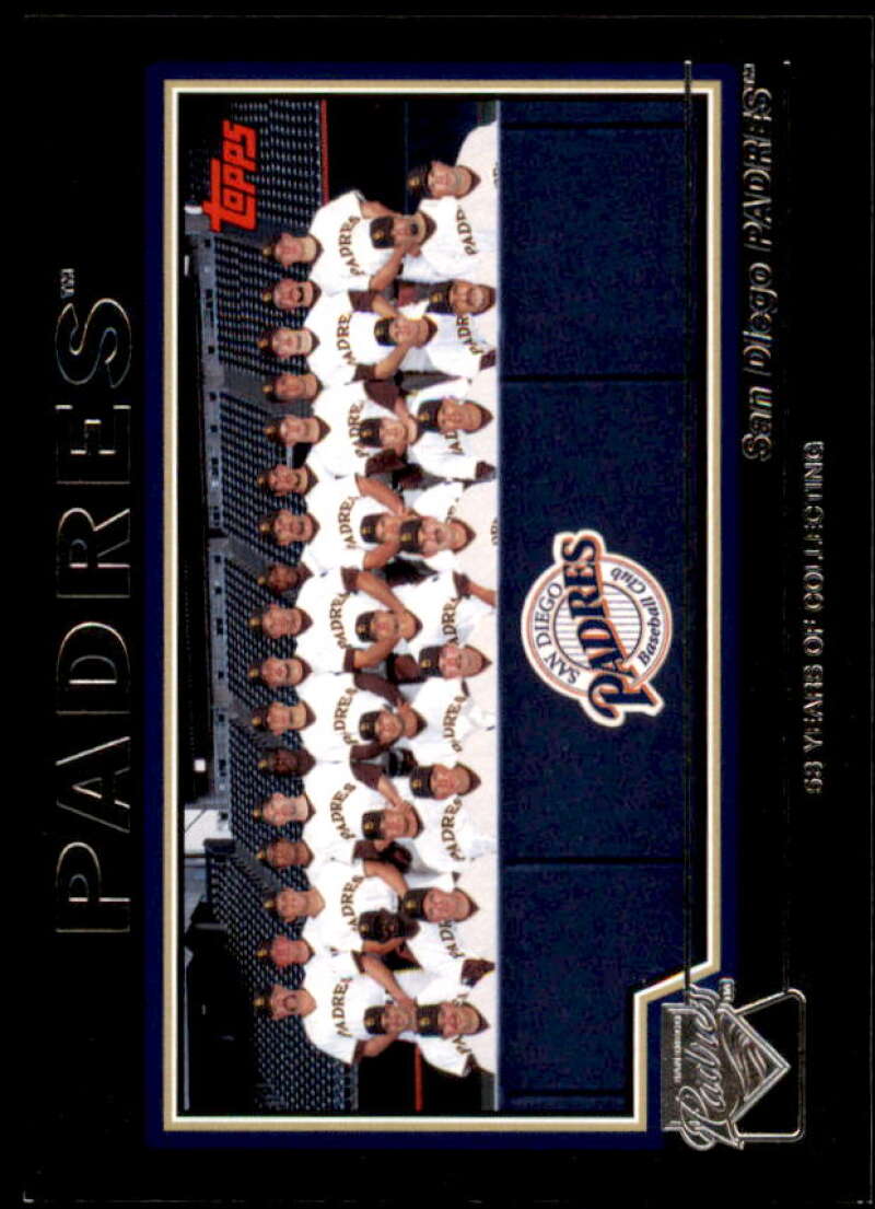 San Diego Padres Card 2004 Topps Black #661 Image 1