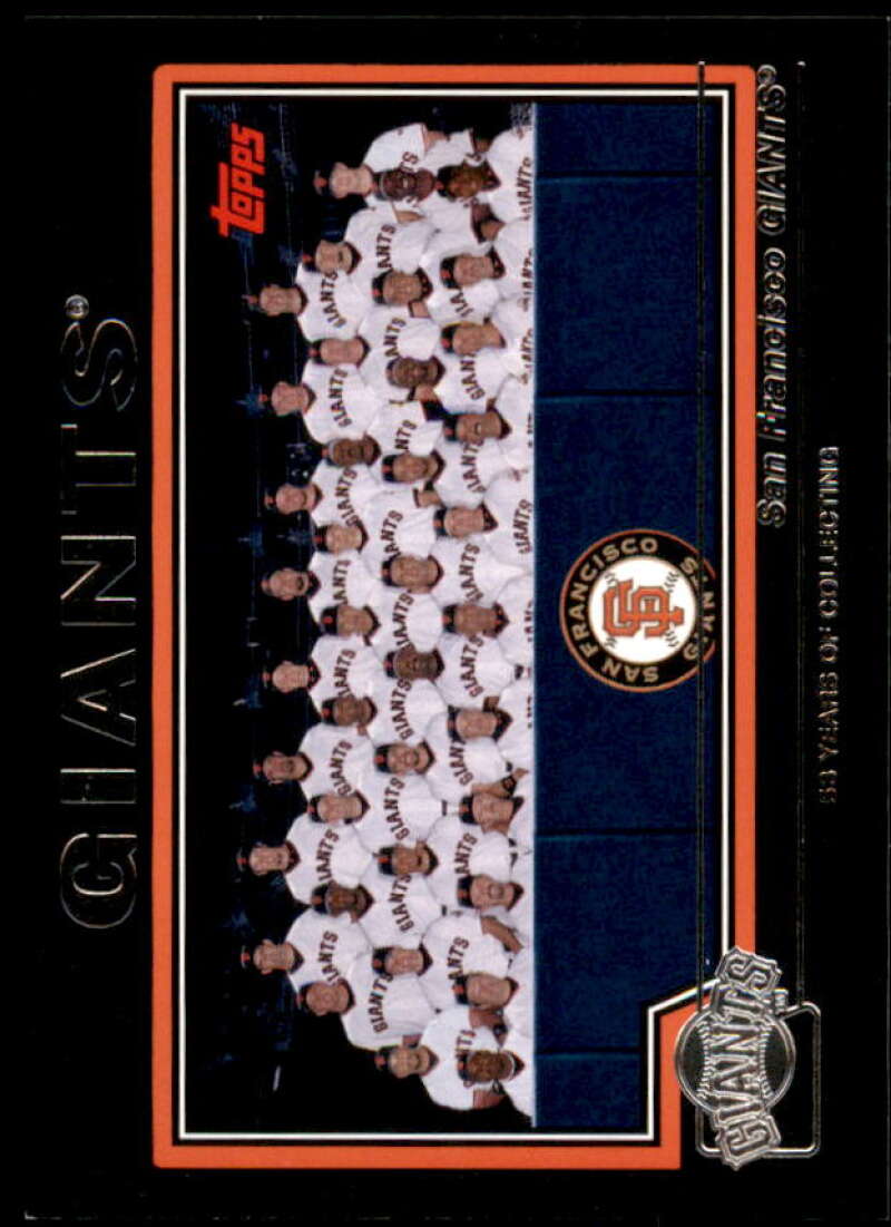 San Francisco Giants Card 2004 Topps Black #662 Image 1