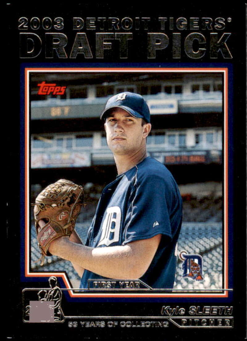 Kyle Sleeth Rookie Card 2004 Topps Black #668 Image 1