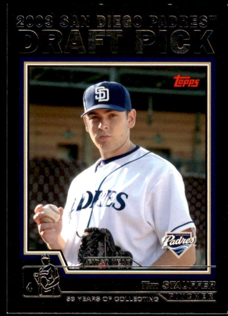 Tim Stauffer Rookie Card 2004 Topps Black #674 Image 1