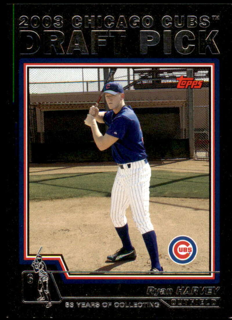 Ryan Harvey Rookie Card 2004 Topps Black #685 Image 1