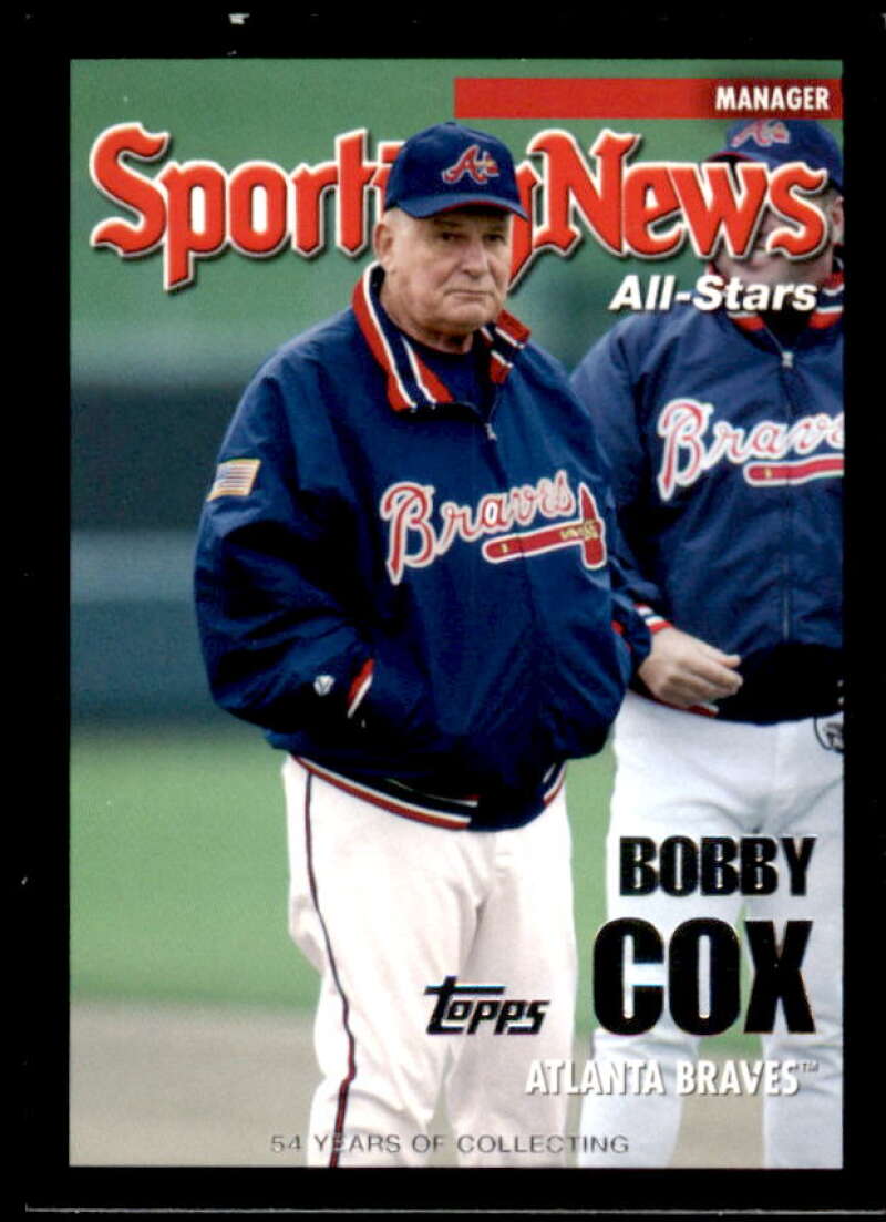 Bobby Cox MG Card 2005 Topps Black #730 Image 1