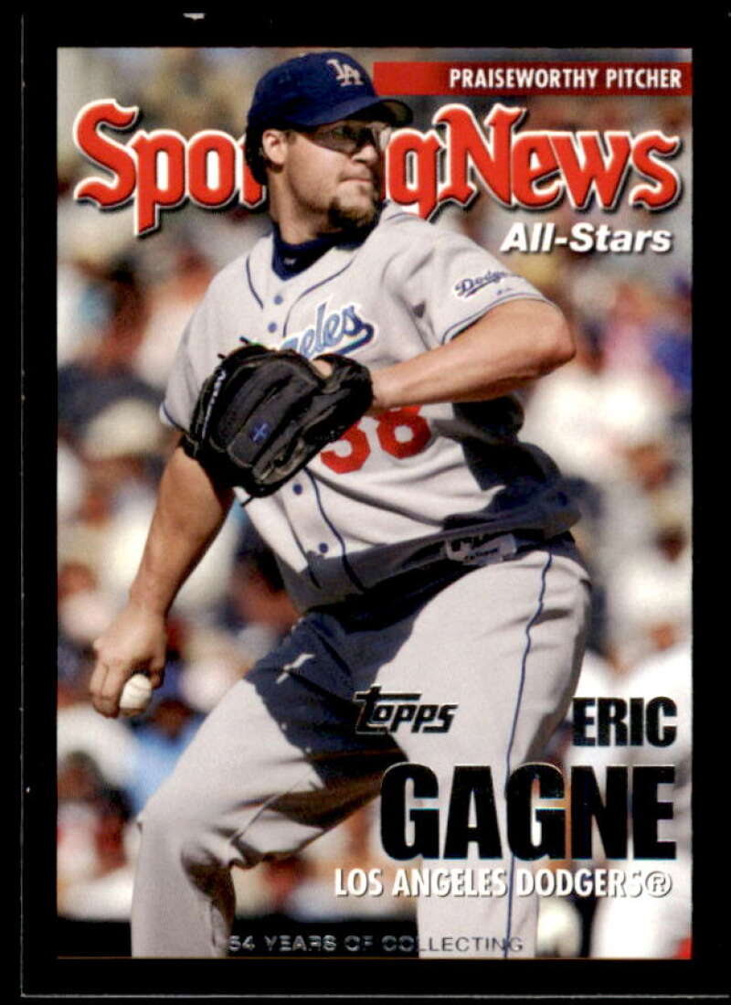 Eric Gagne Card 2005 Topps Black #728 Image 1