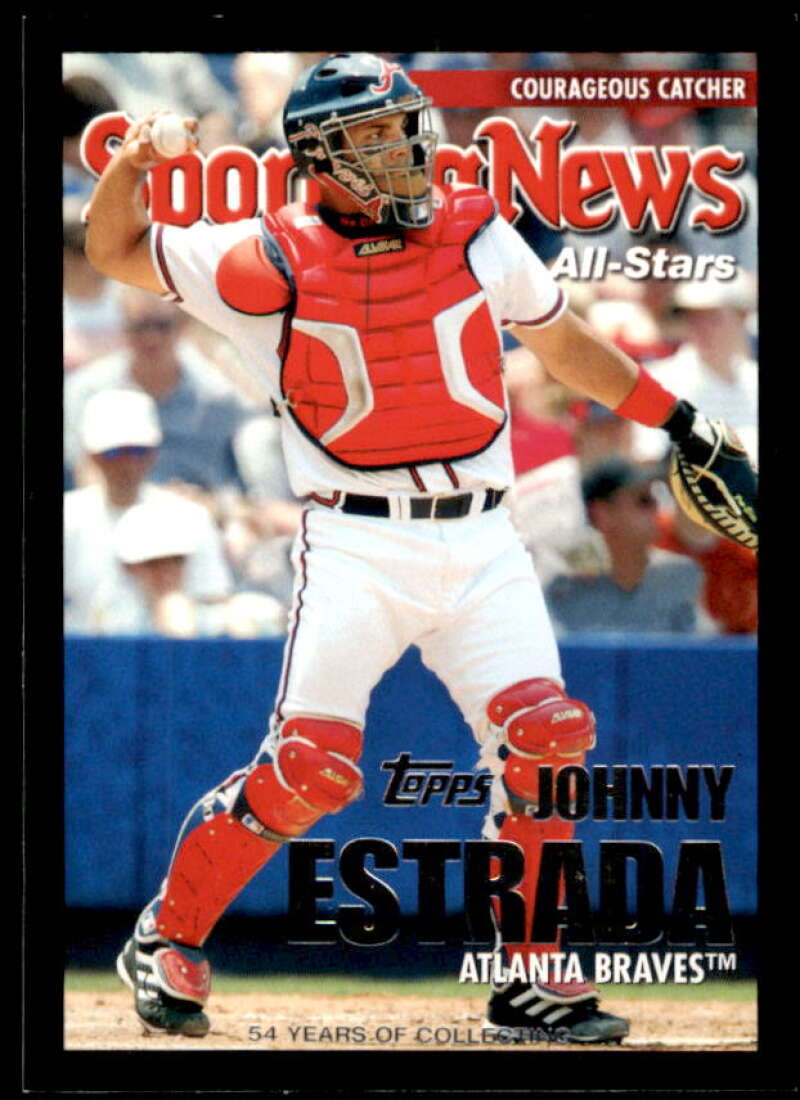 Johnny Estrada Card 2005 Topps Black #725 Image 1