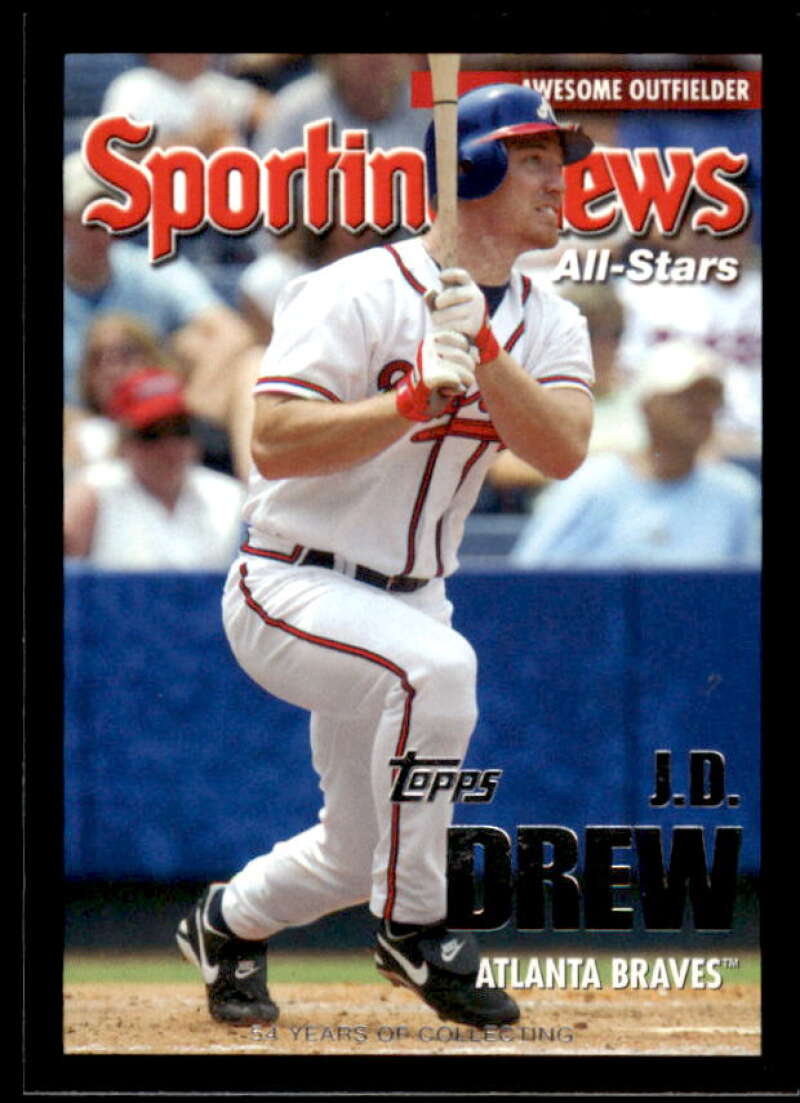 J.D. Drew Card 2005 Topps Black #723 Image 1