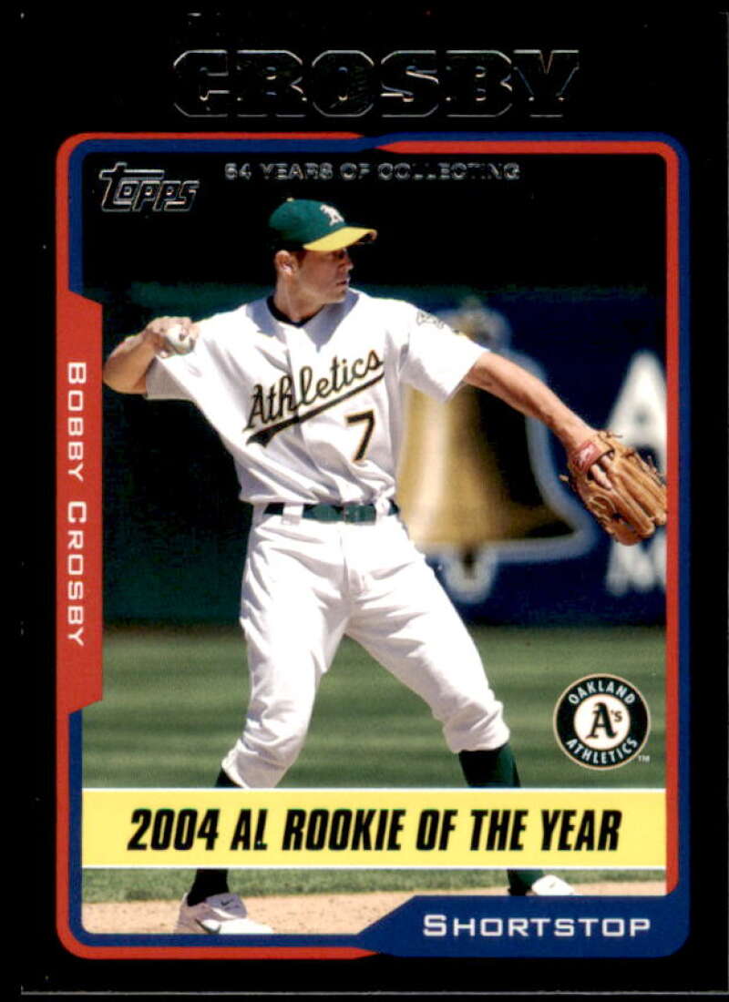 Bobby Crosby Card 2005 Topps Black #717 Image 1