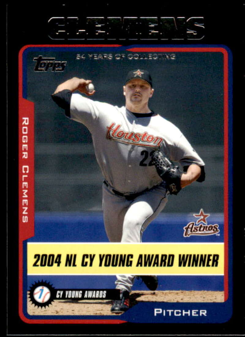 Roger Clemens Card 2005 Topps Black #714 Image 1