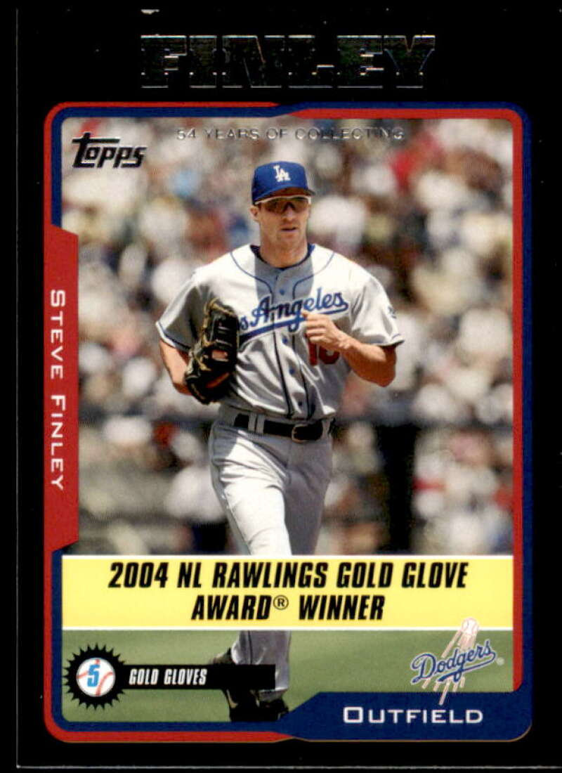 Steve Finley Card 2005 Topps Black #712 Image 1