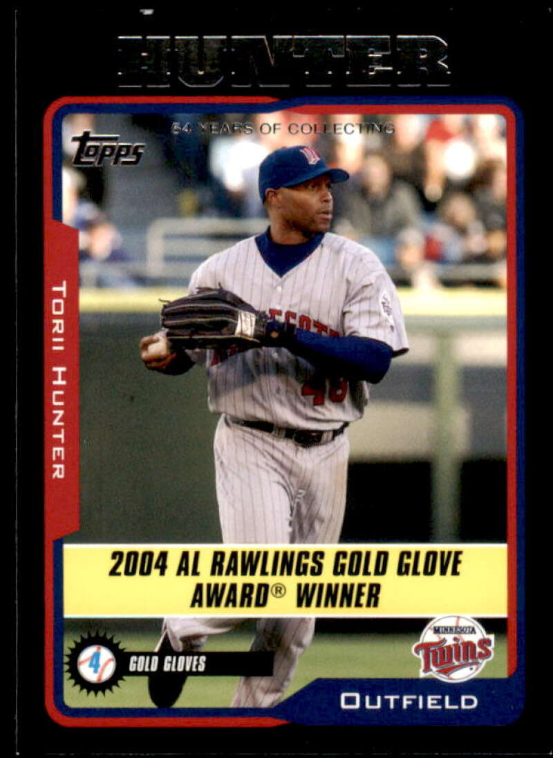 Torii Hunter Card 2005 Topps Black #703 Image 1