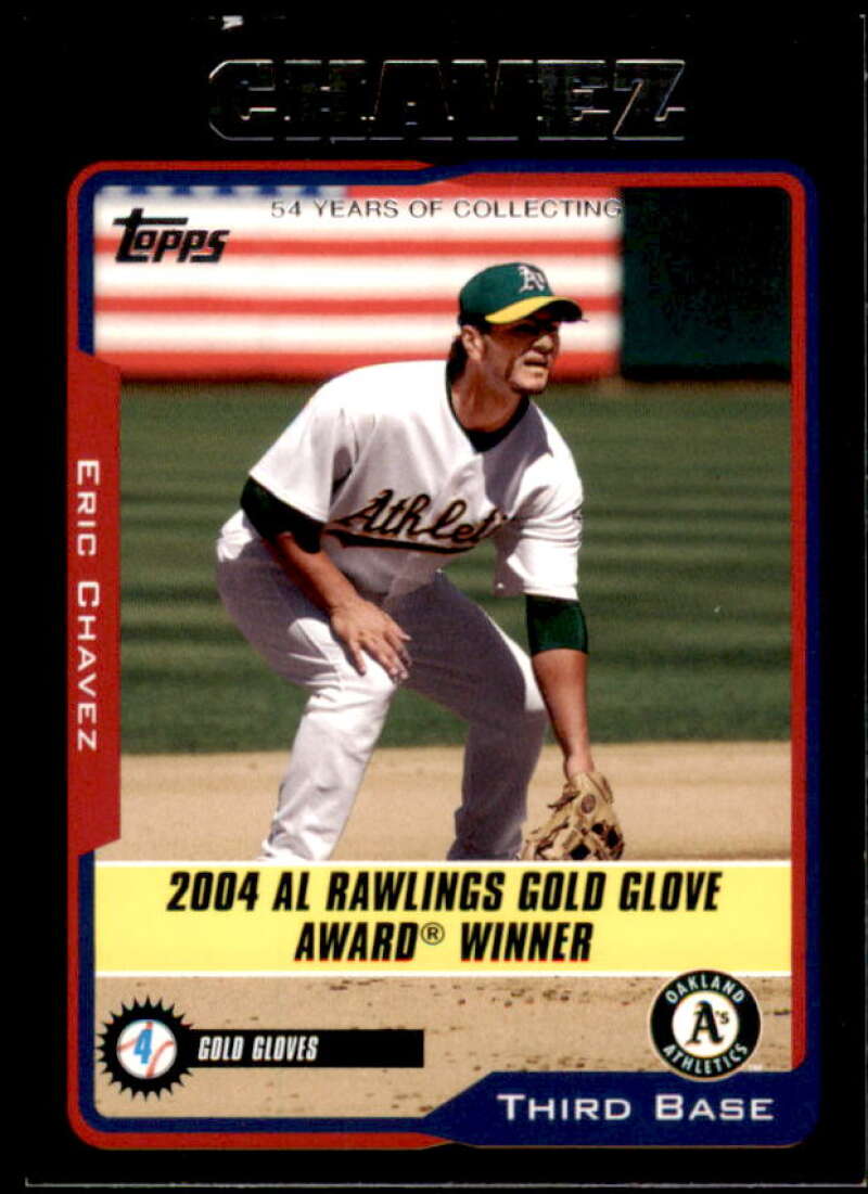 Eric Chavez Card 2005 Topps Black #699 Image 1