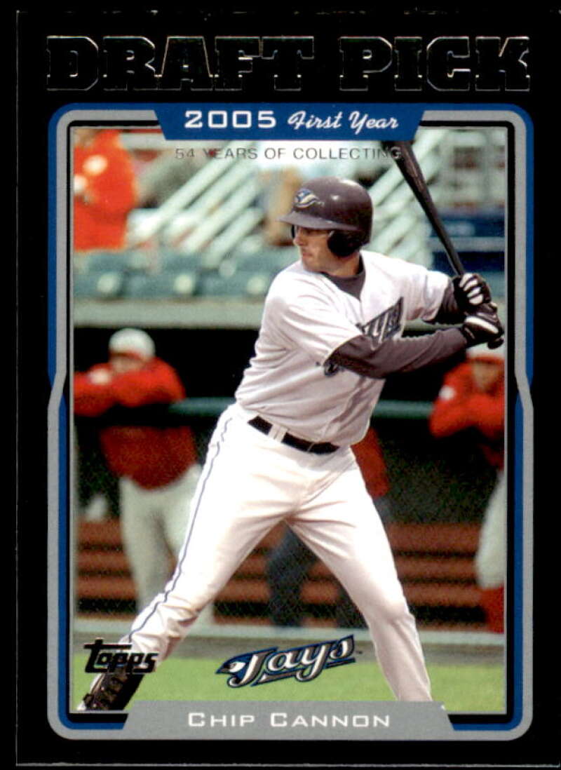 Chip Cannon Card 2005 Topps Black #684 Image 1