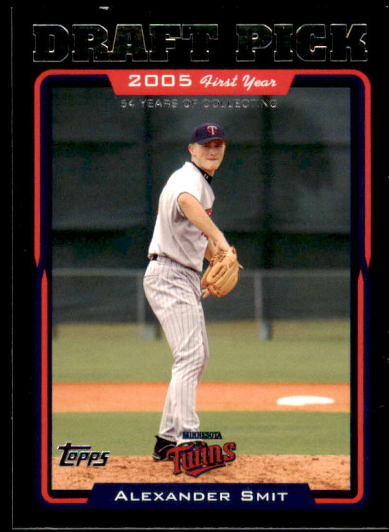 Alexander Smit Card 2005 Topps Black #679 Image 1